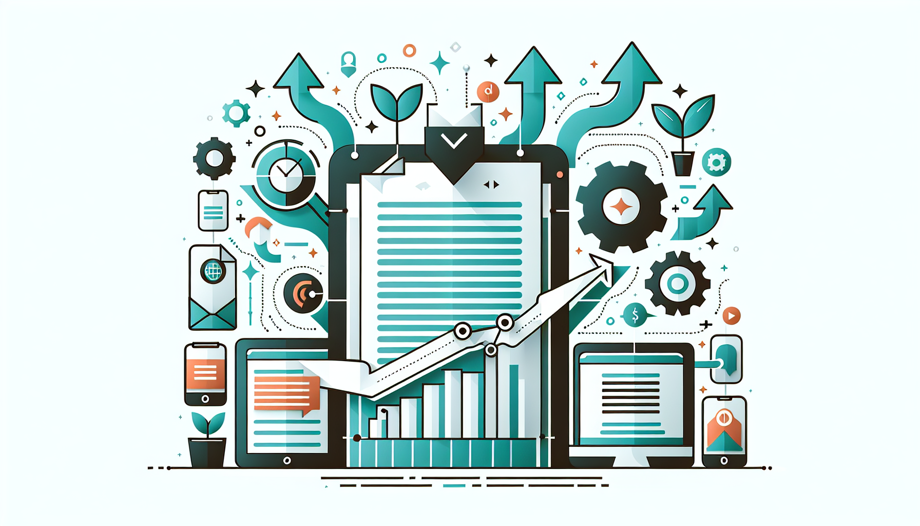 Escalabilidad de contenido con IA - una pieza se multiplica en múltiples formatos